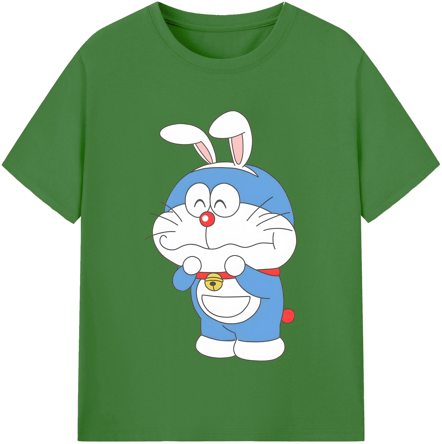 （画像用） ドラえもん Doraemon レディースカジュアルプリントTシャツ（綿100％）